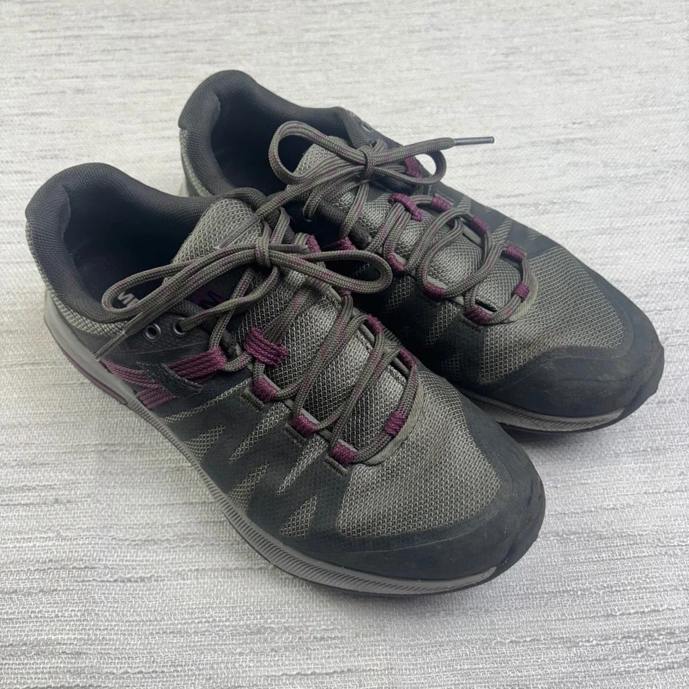 Merrell Women Merrell Zion FST Waterproof Hiking Shoe Dark Gray Purple Size 7.5 - Picture 1 of 5